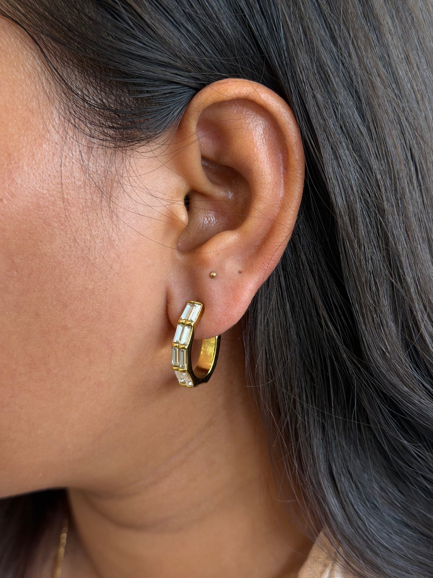 Luxe eva studded earrings