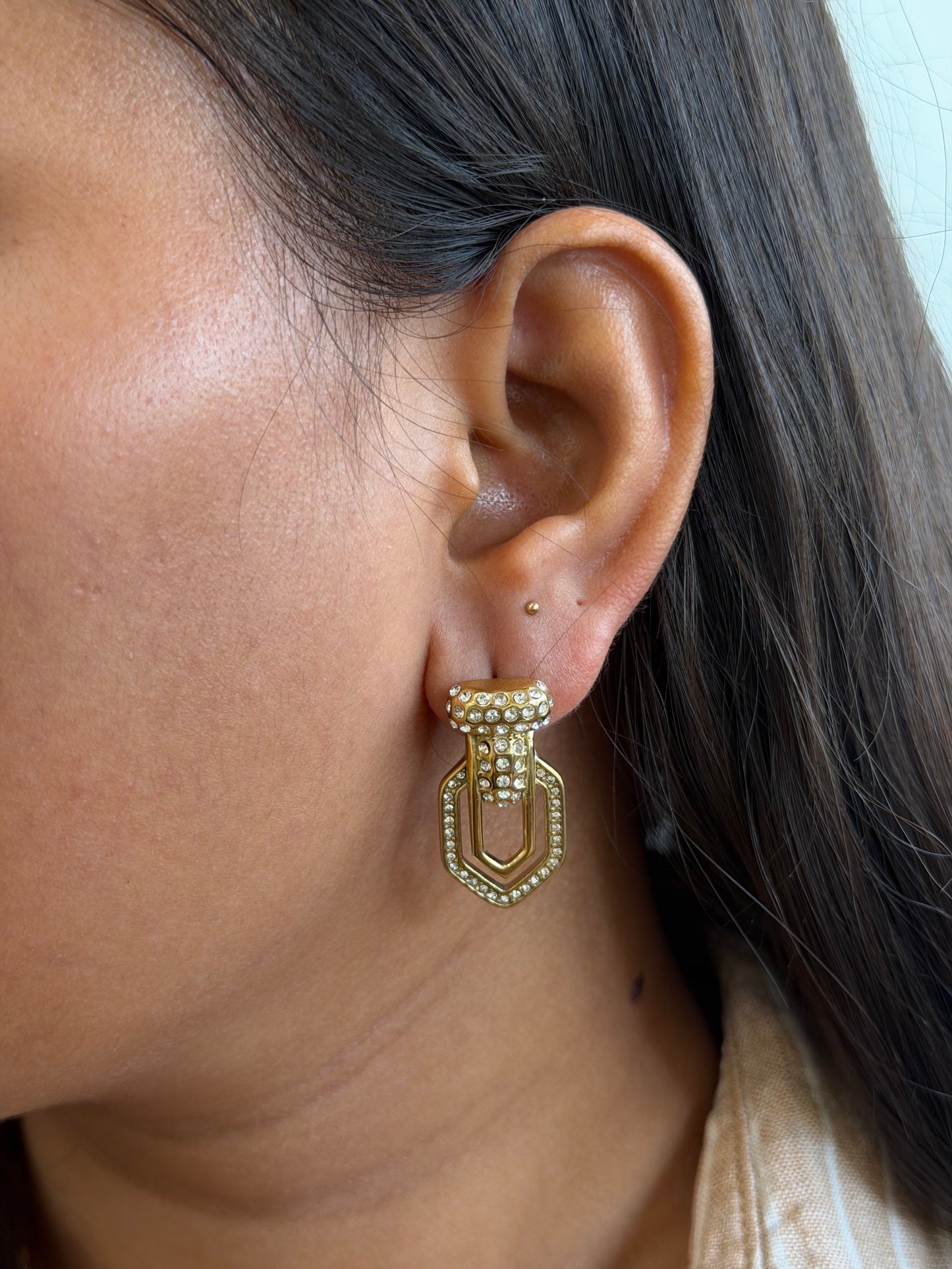Tuna statement earrings