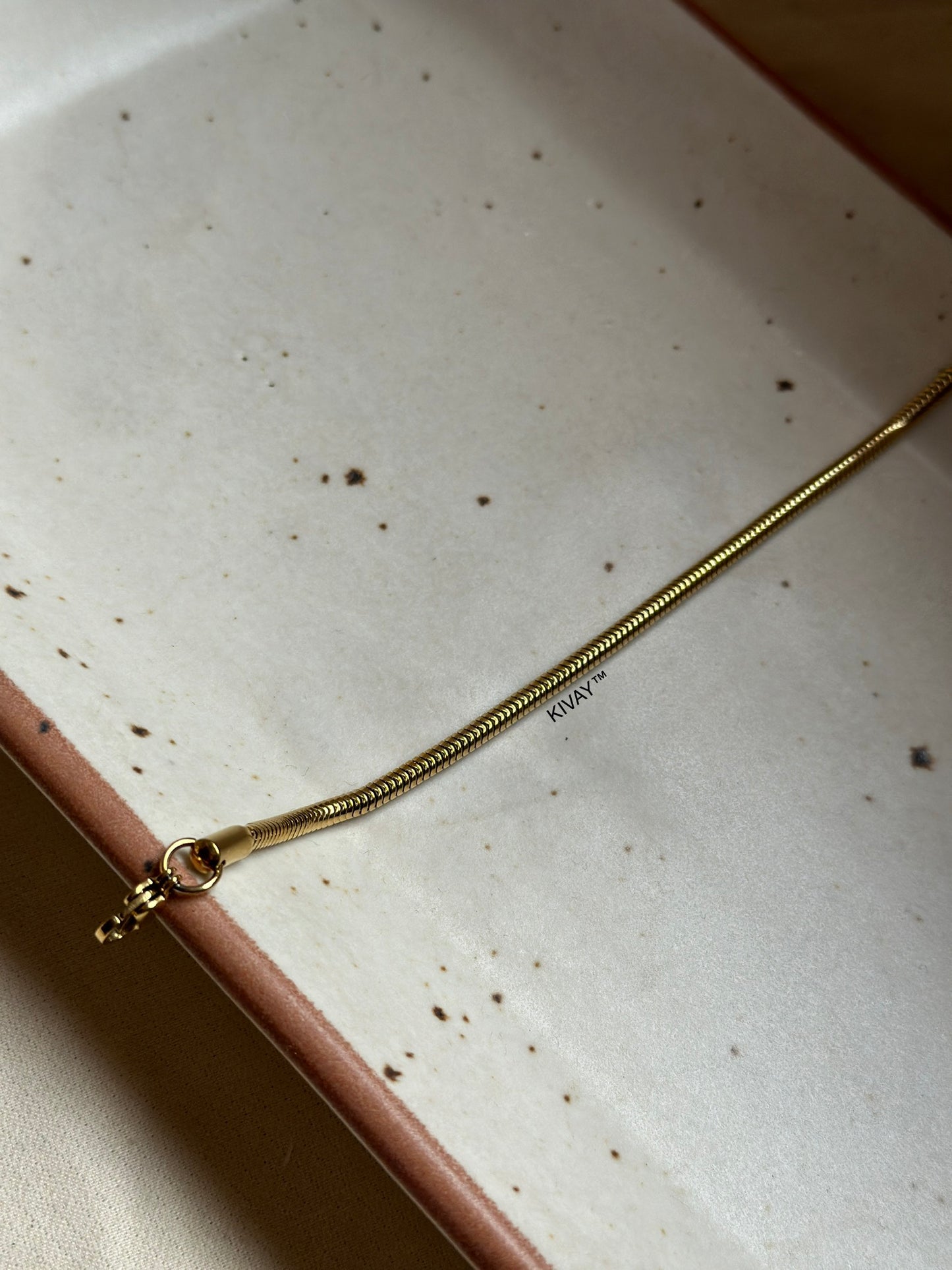 Spiral Statement Chain Bracelet