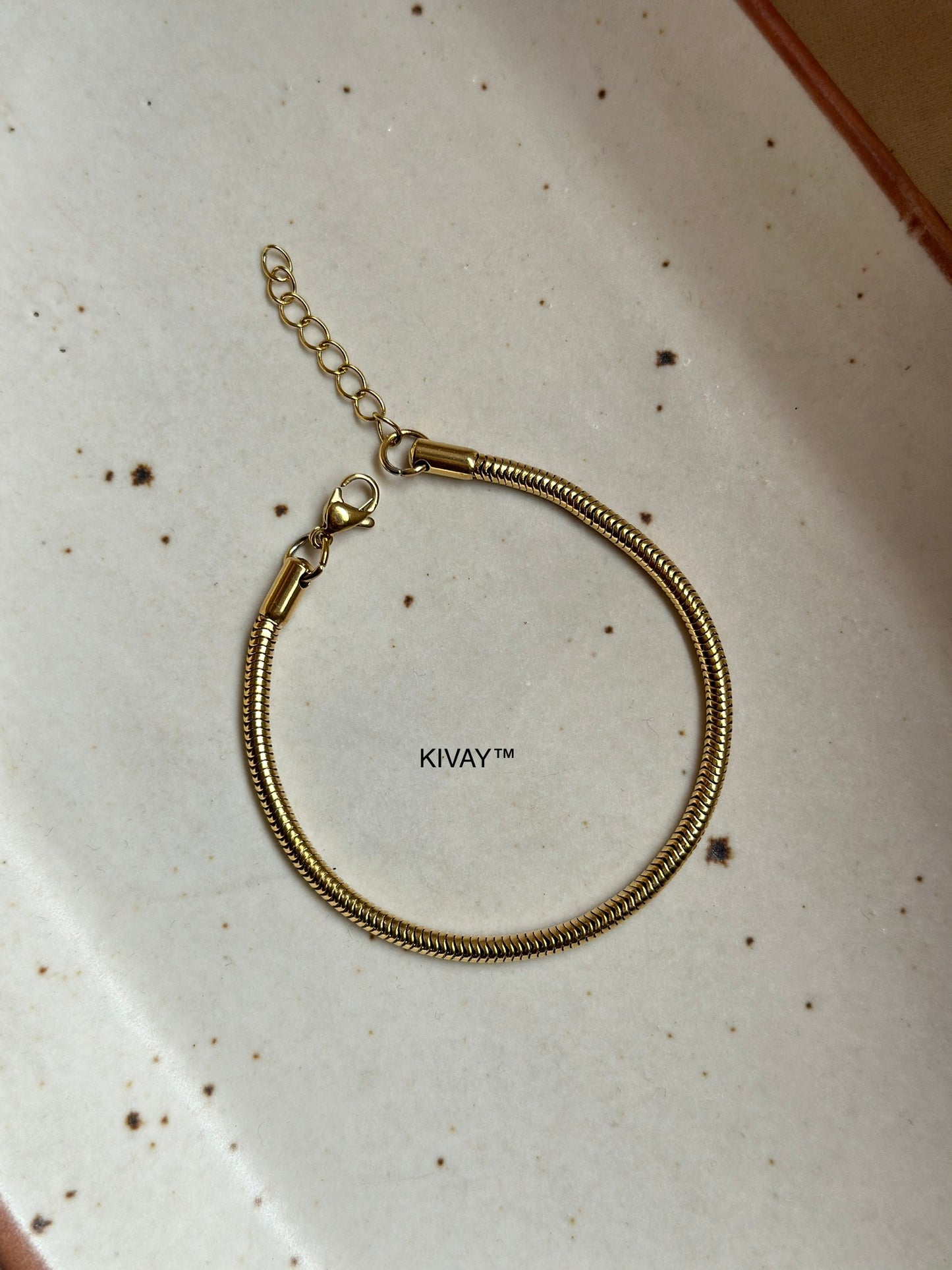 Spiral Statement Chain Bracelet