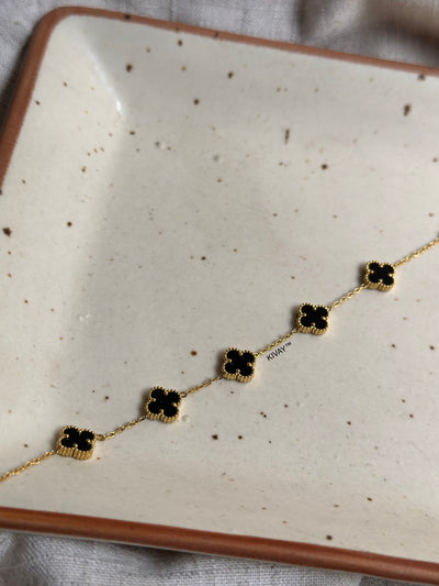 Floral Reversible Chain Bracelet