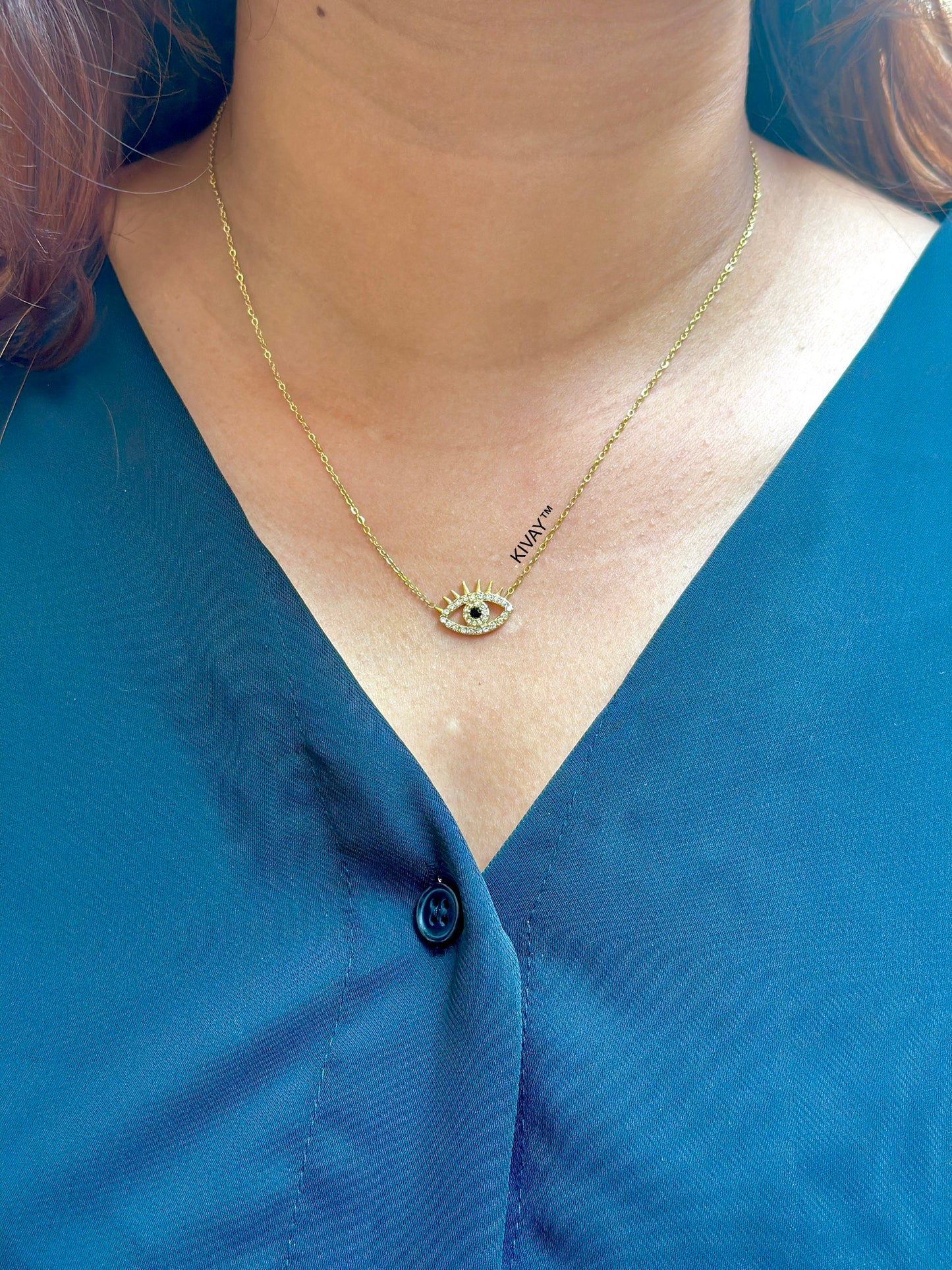 Diamante Evil Eye Necklace