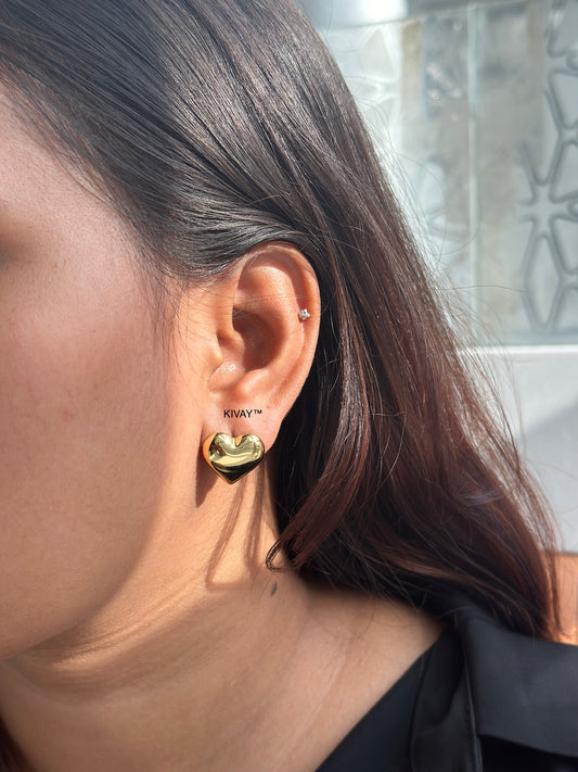 Heart Stud Earring