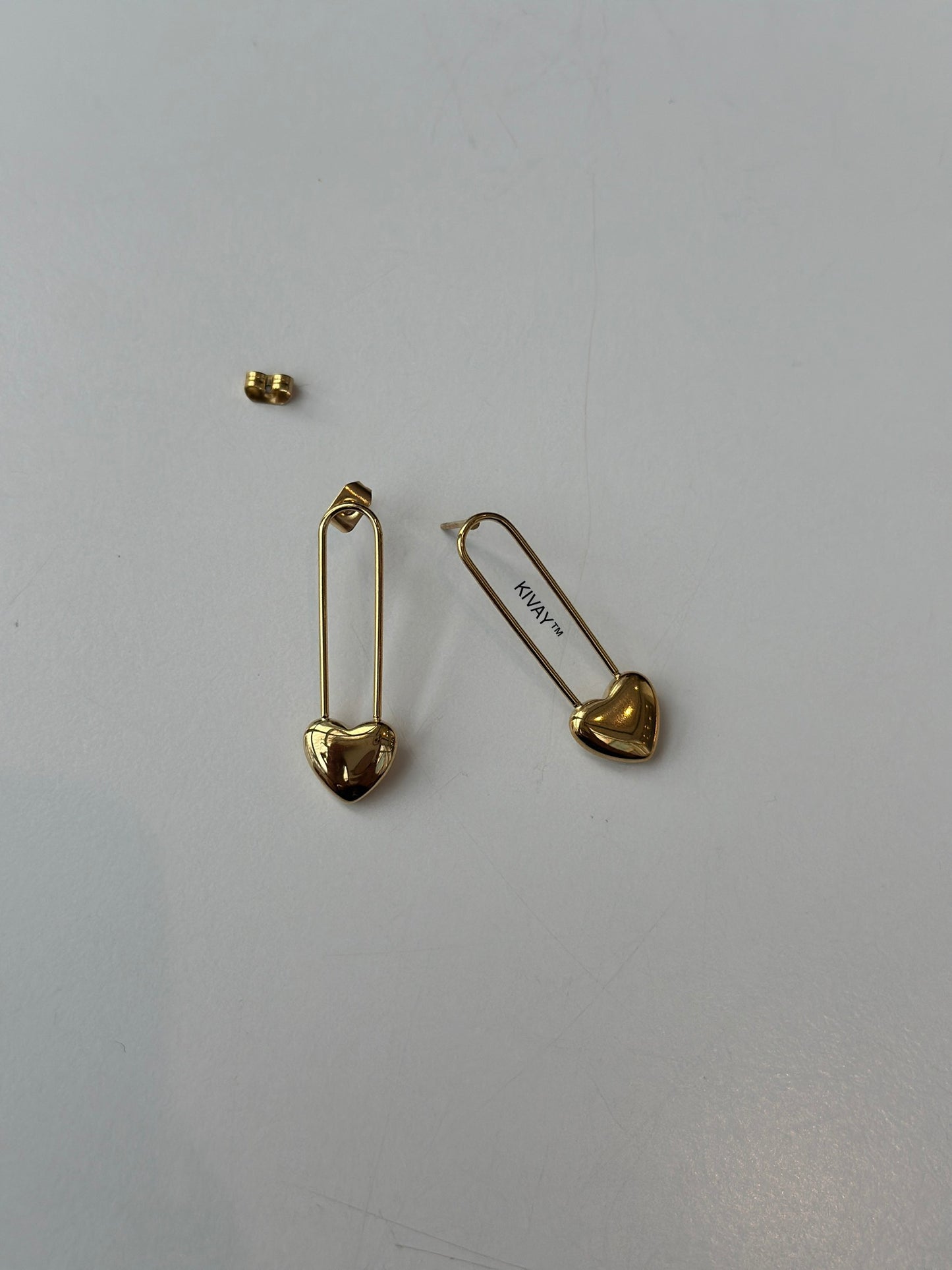 Heart Pin Earring