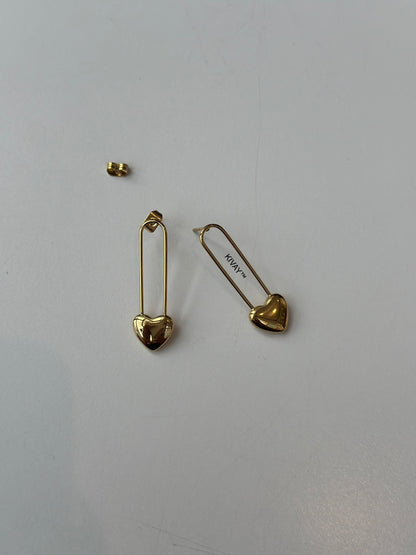 Heart Pin Earring