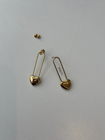 Heart Pin Earring