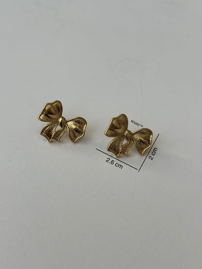 Aesthetic Bow Earring