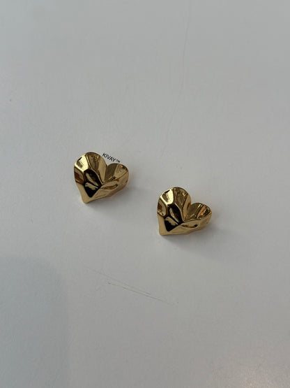 Fan Heart Earring