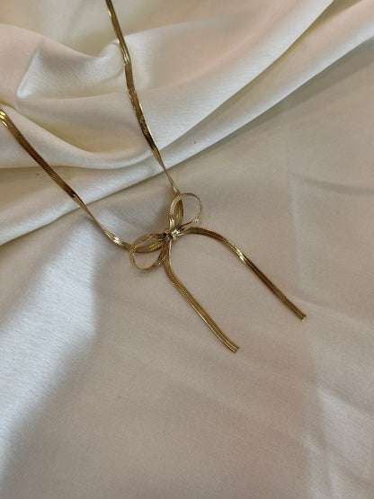 Luxe Bow Necklace