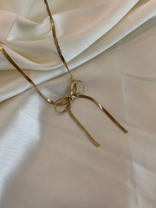 Luxe Bow Necklace