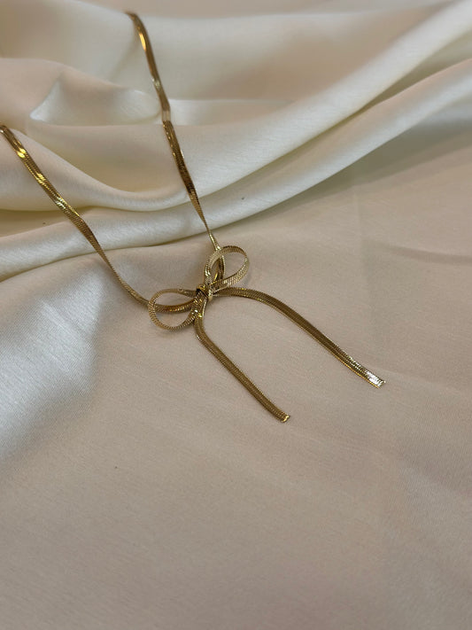 Luxe Bow Necklace