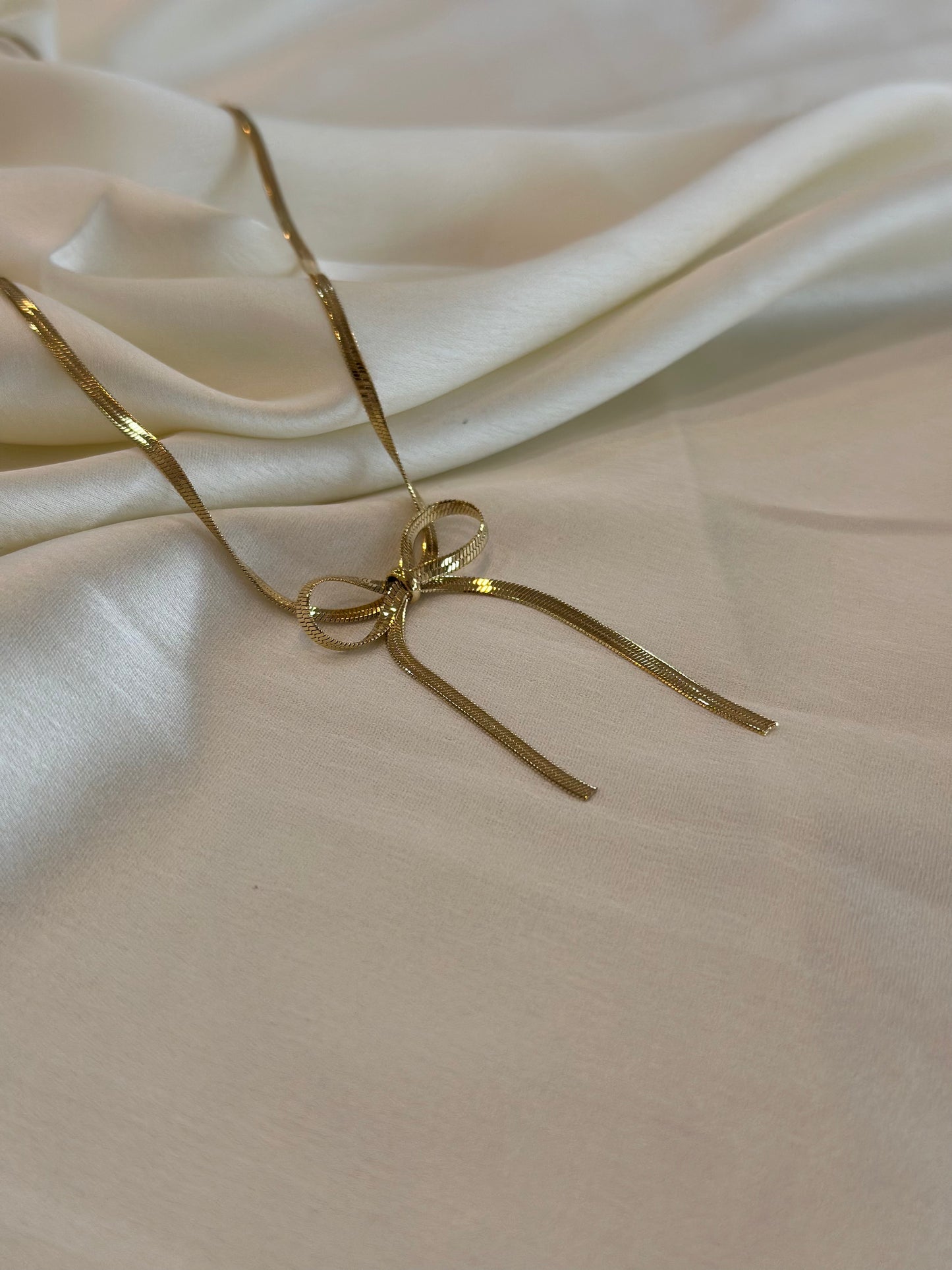 Luxe Bow Necklace