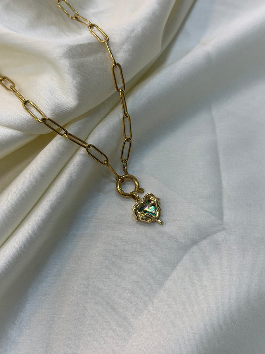 Fire Heart Necklace