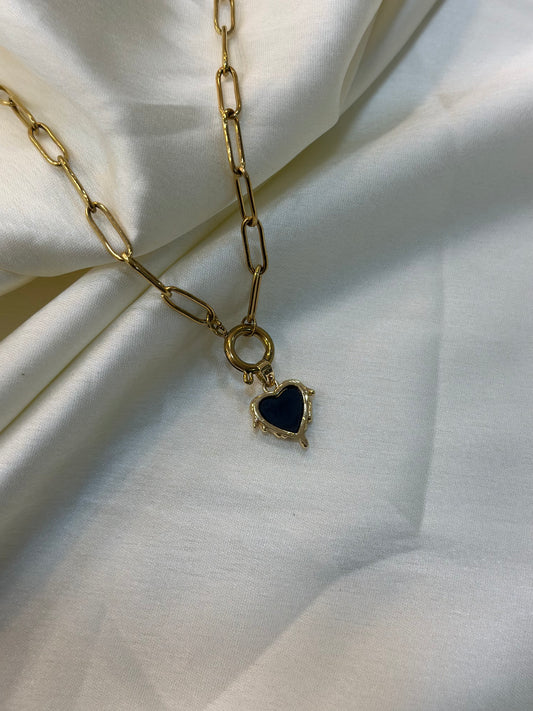 Fire Heart Necklace