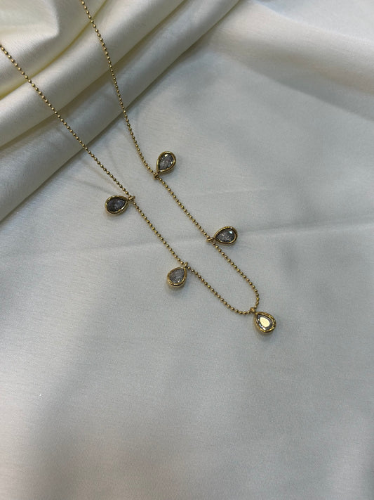 Drop  multi Necklace