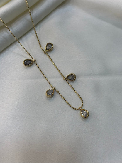 Drop  multi Necklace