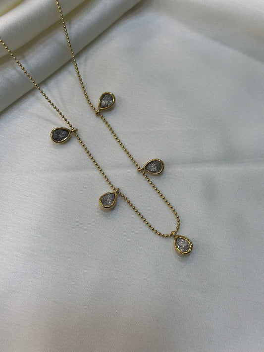 Drop  multi Necklace