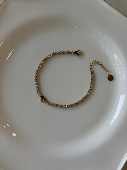 Amore studded statement bracelet