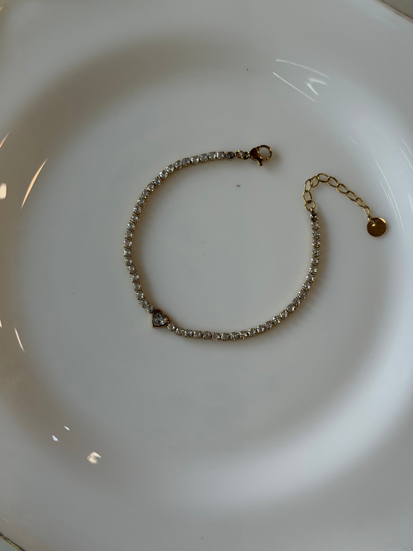 Amore studded statement bracelet
