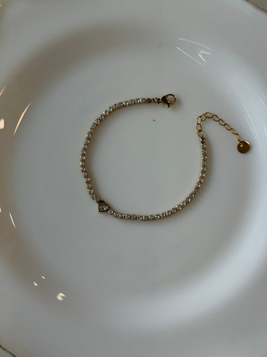 Amore studded statement bracelet