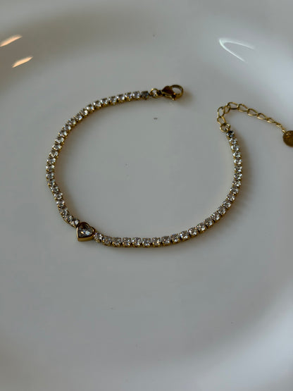 Amore studded statement bracelet