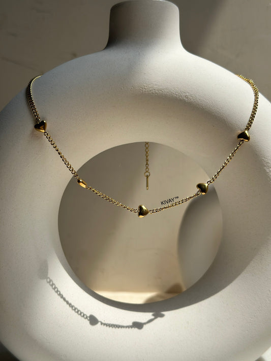 Alexa Heart Choker Necklace