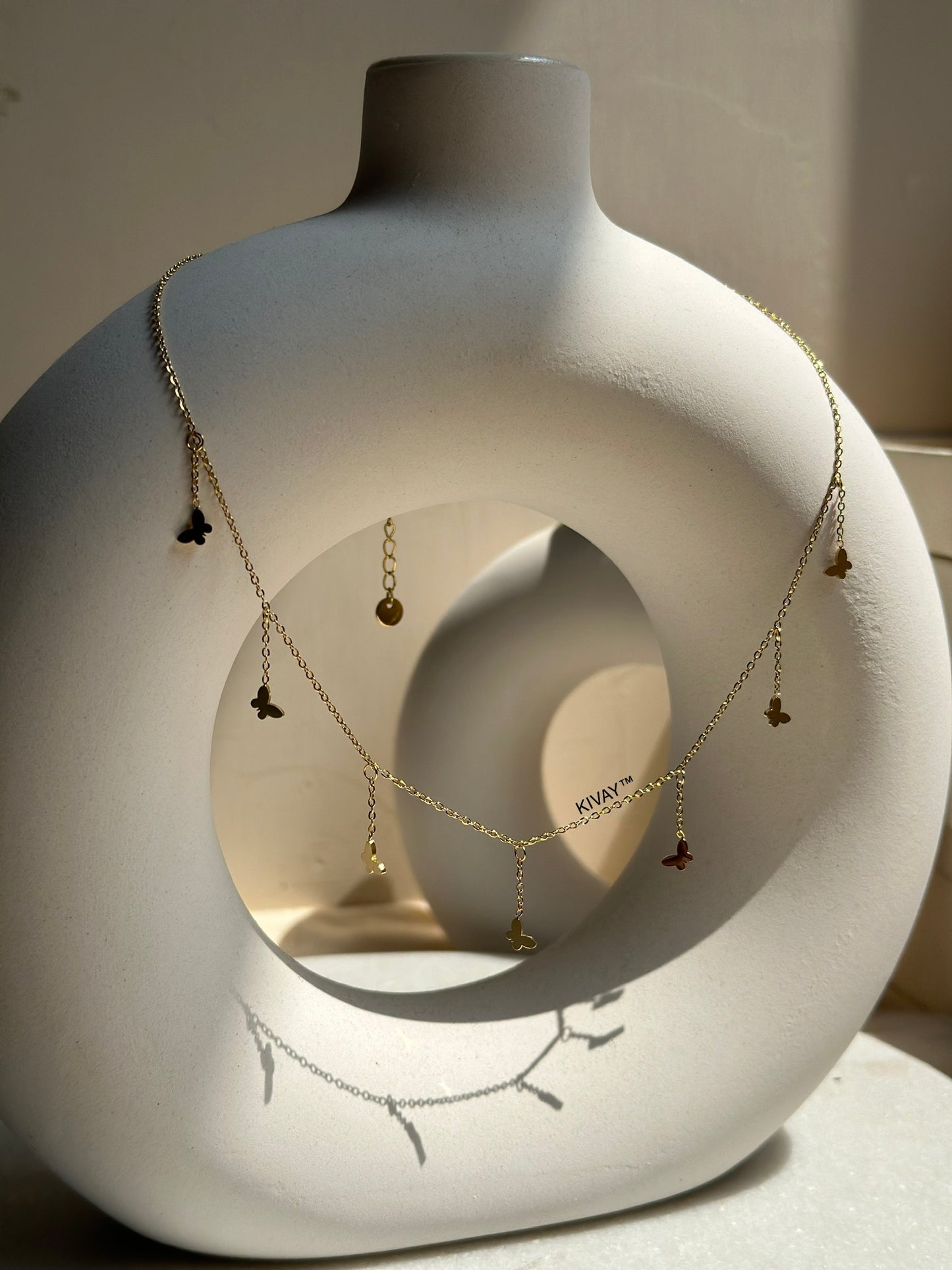 Dangling Butterfly Necklace