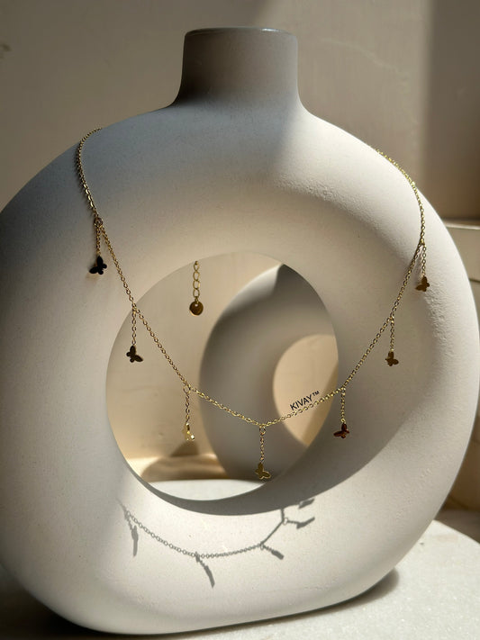 Dangling Butterfly Necklace