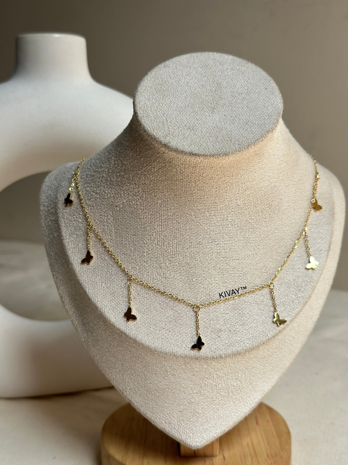 Dangling Butterfly Necklace