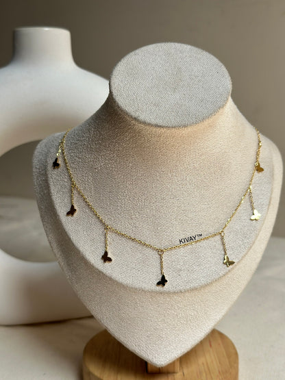 Dangling Butterfly Necklace