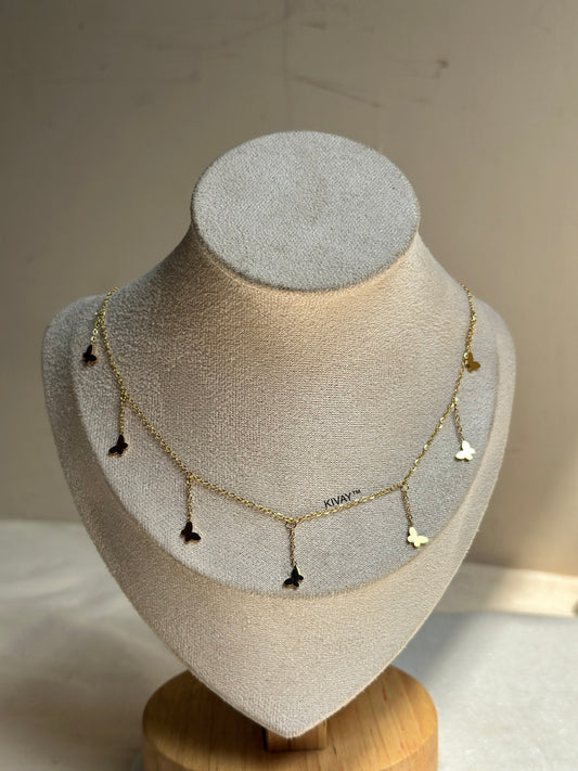 Dangling Butterfly Necklace