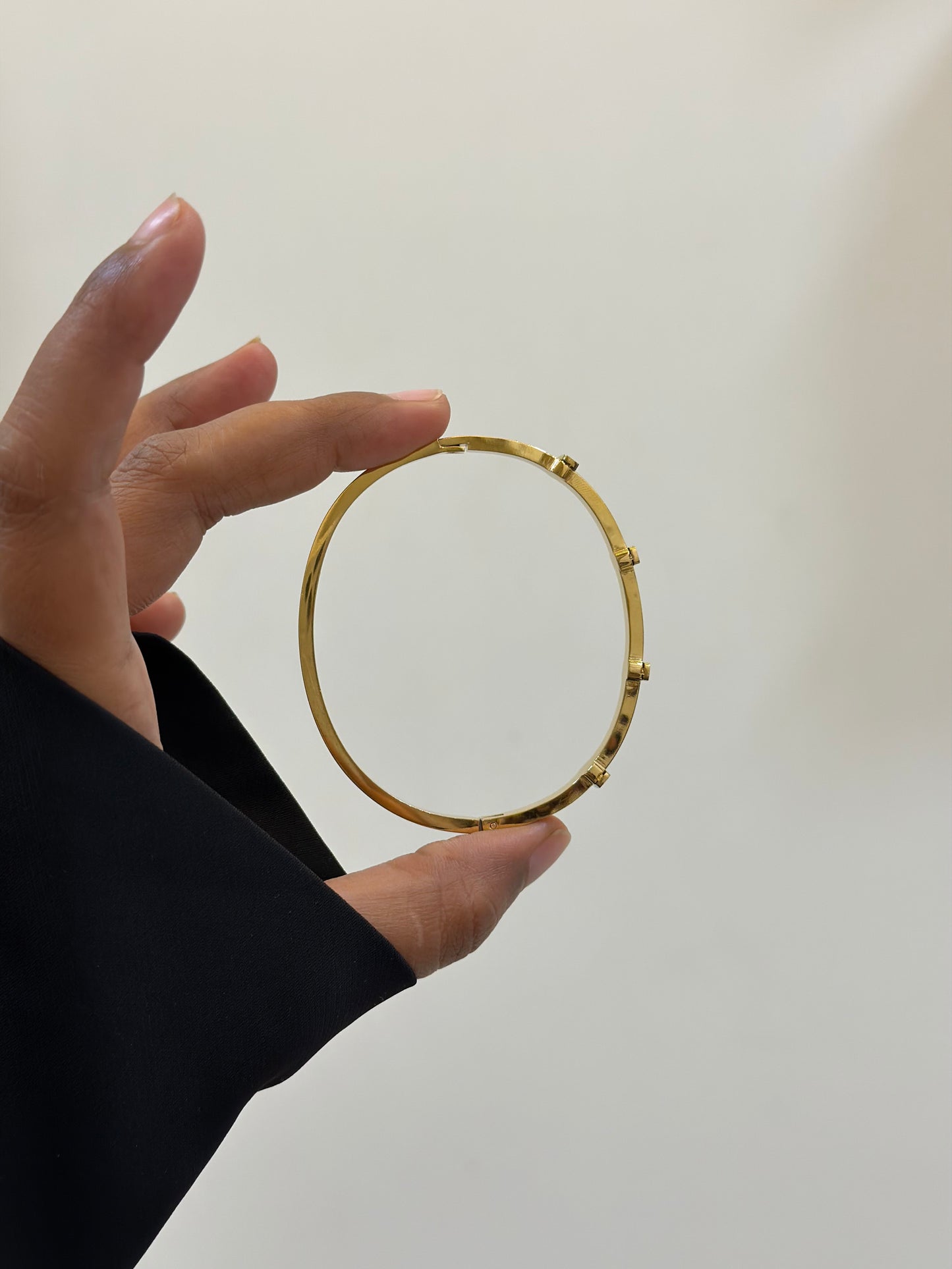 Nira studded statement bracelet