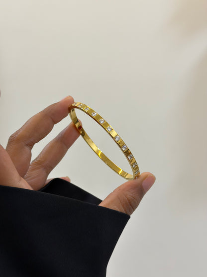 Atheya studded statement bracelet