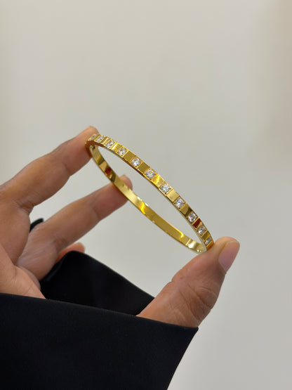 Atheya studded statement bracelet