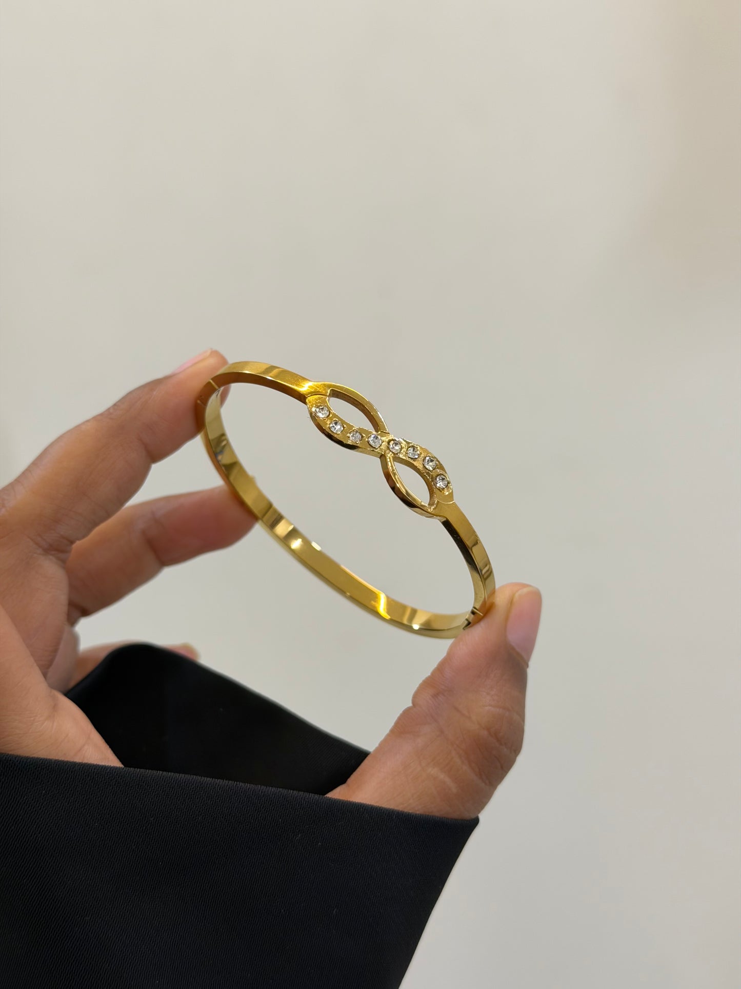 Infinity statement bracelet