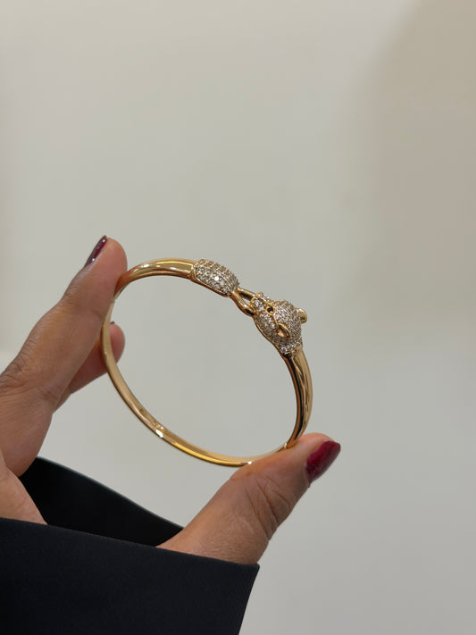 Luxe panthera statement bracelet