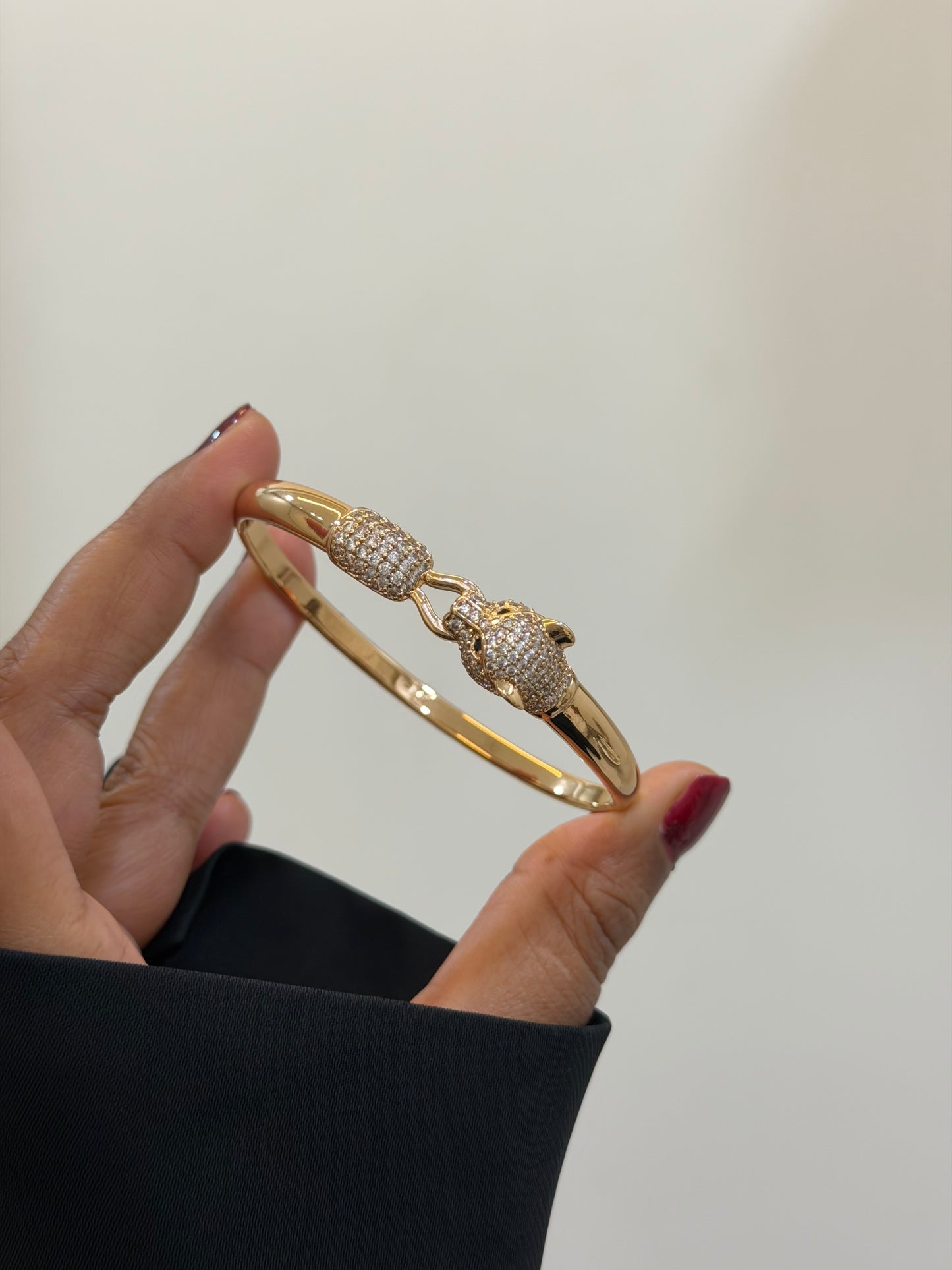 Luxe panthera statement bracelet