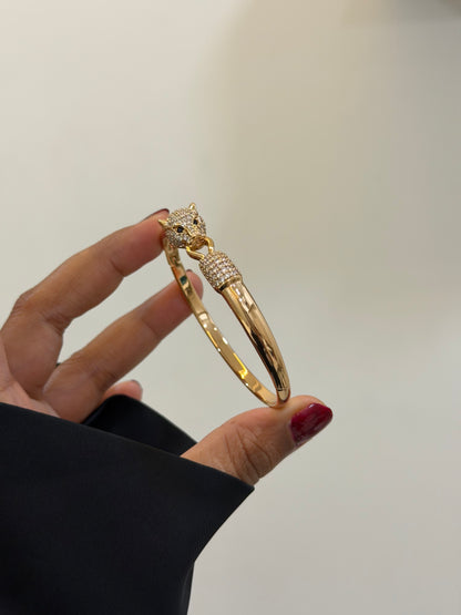 Luxe panthera statement bracelet