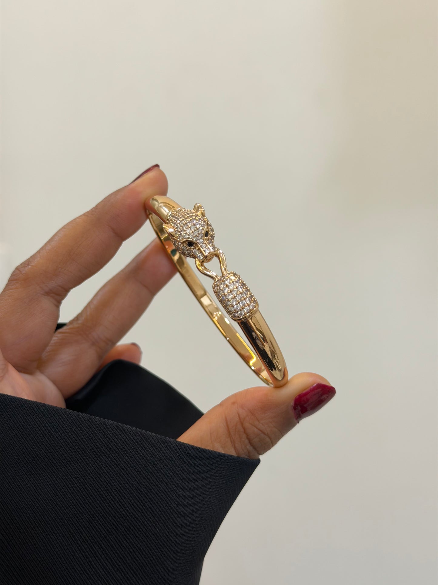Luxe panthera statement bracelet