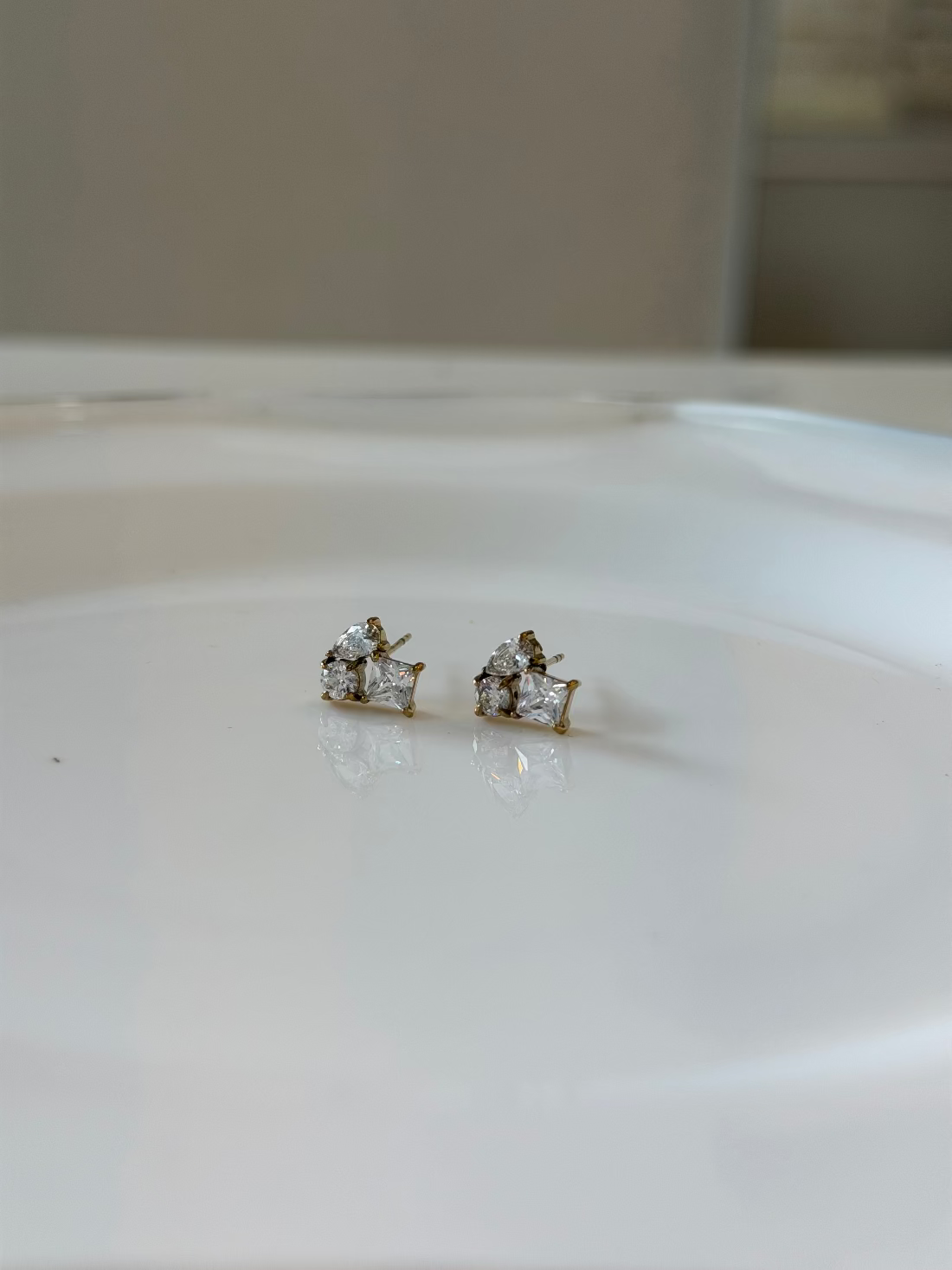Luxe ruhi stud earrings