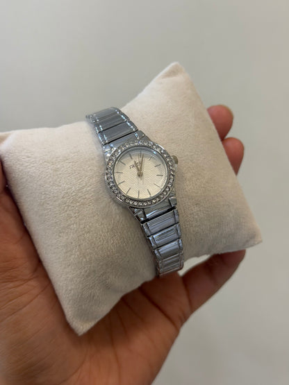 Zara embellished minimal watch
