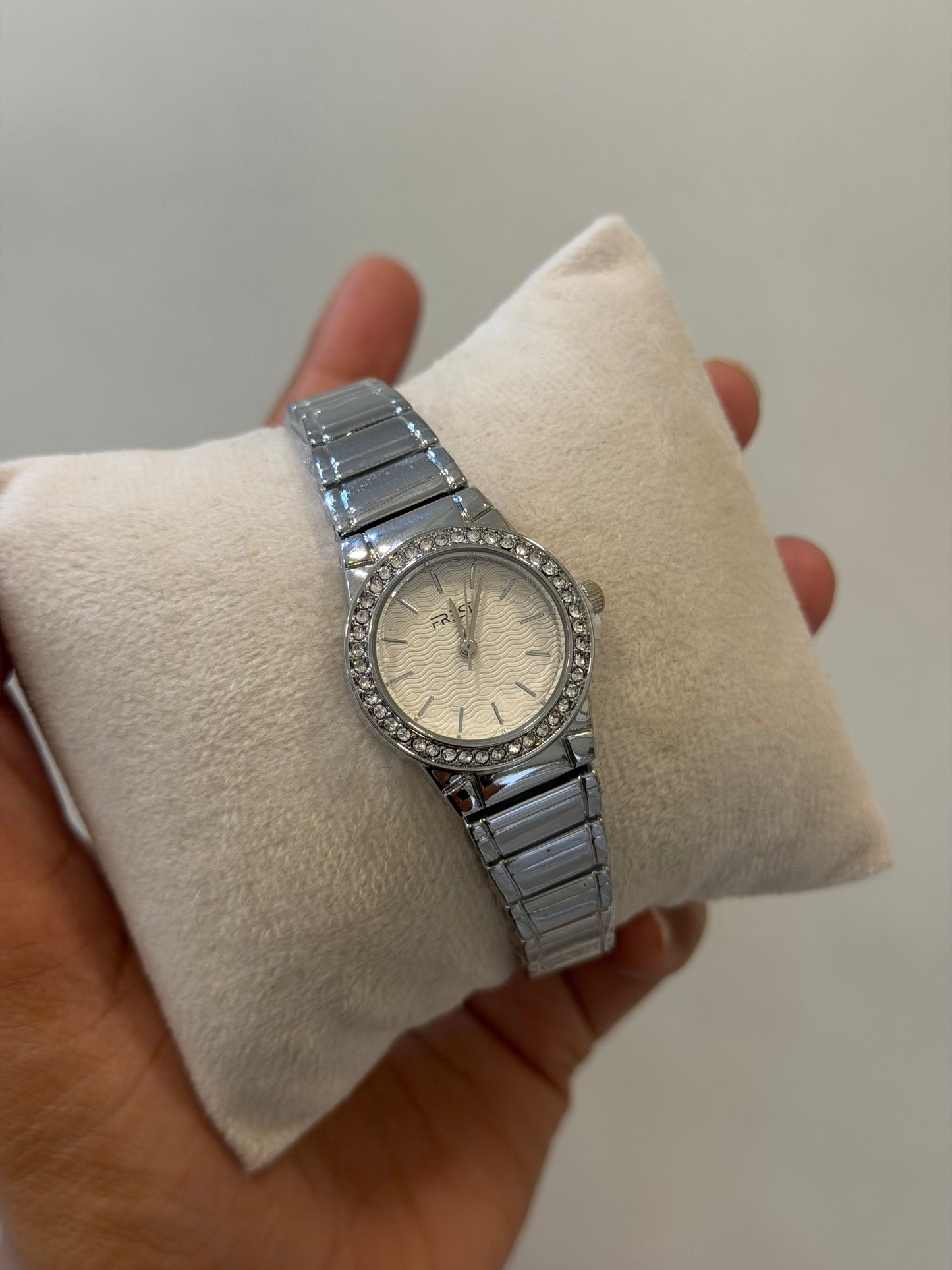 Zara embellished minimal watch