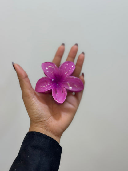 Pinteresty floral claw clips - Big