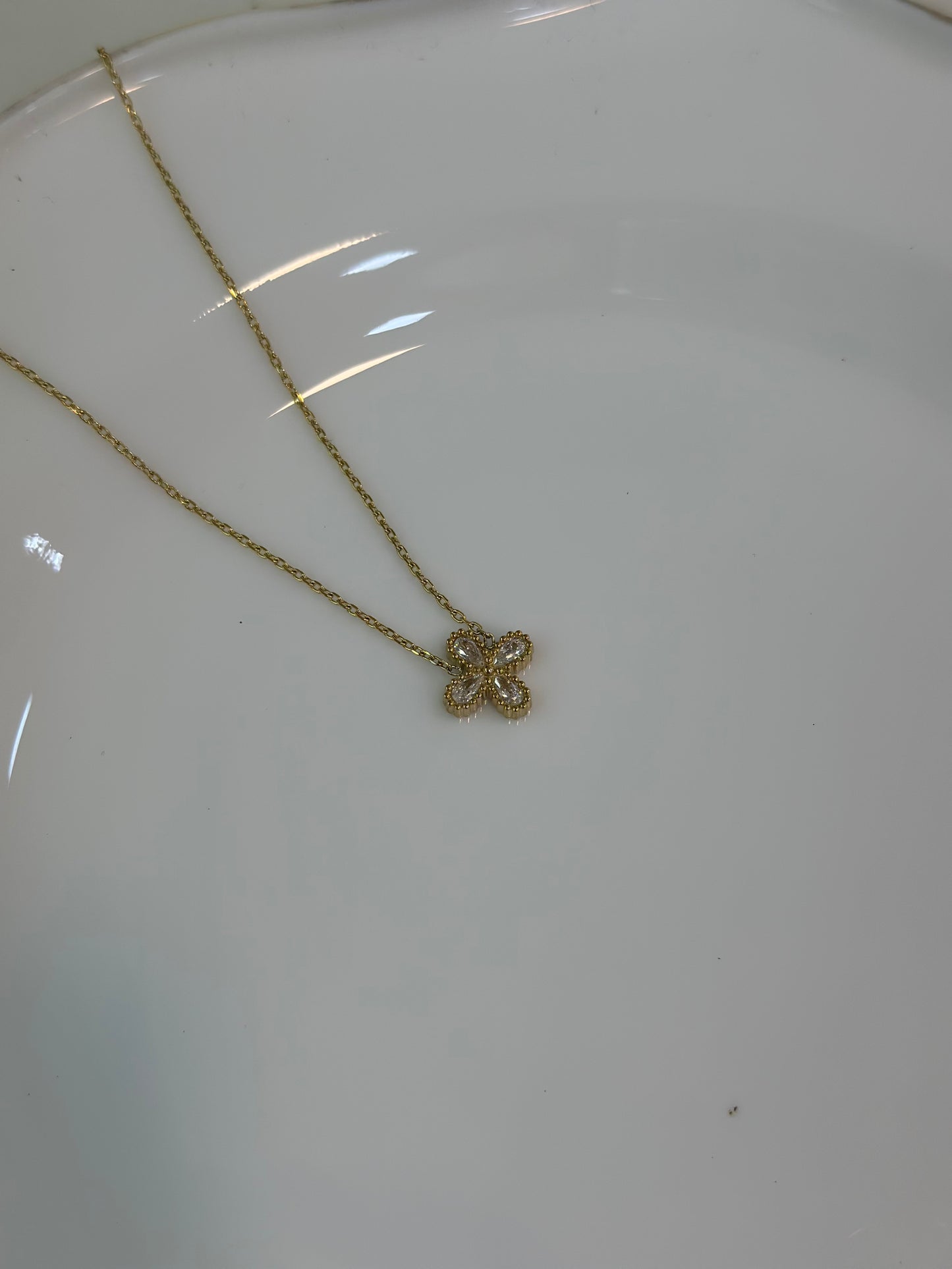 Luxe floral necklace