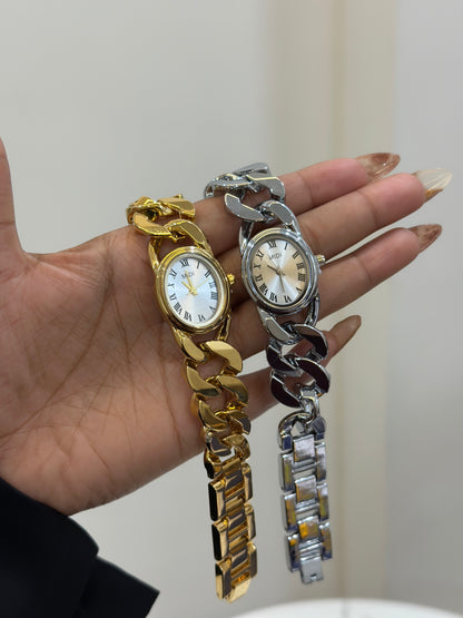 Chunky statement luxe watch
