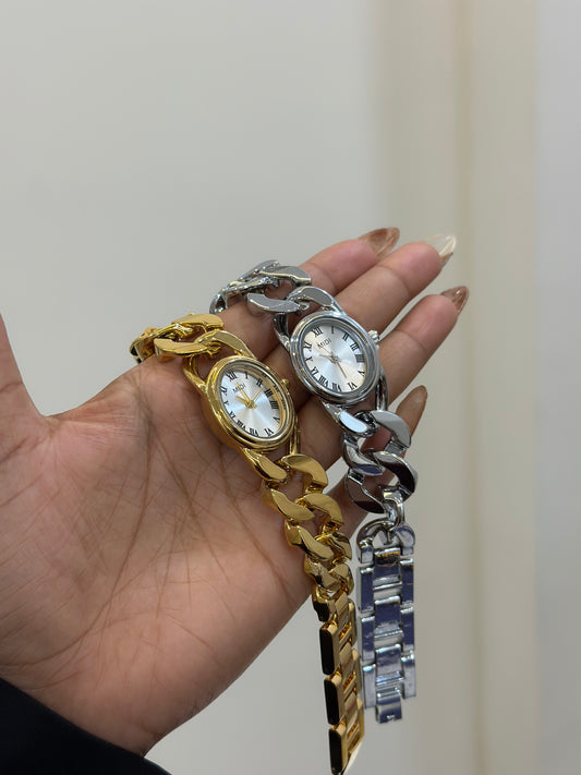 Chunky statement luxe watch