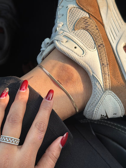 Snake Chain Rosegold Anklet