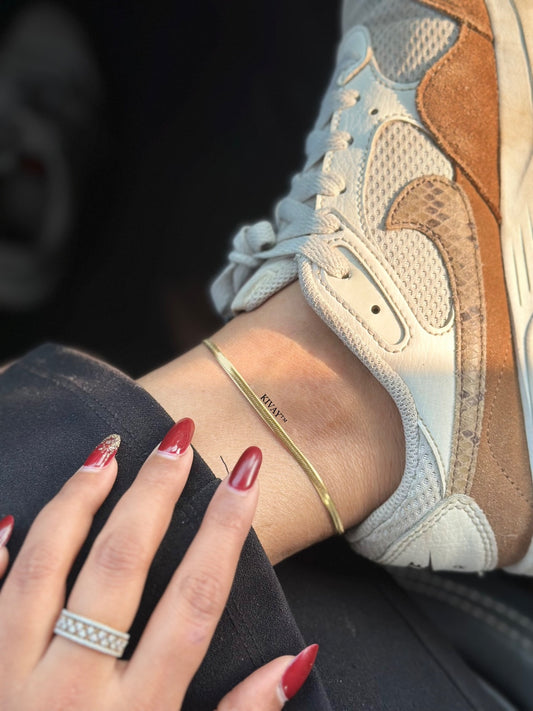 Snake Chain Gold Anklet