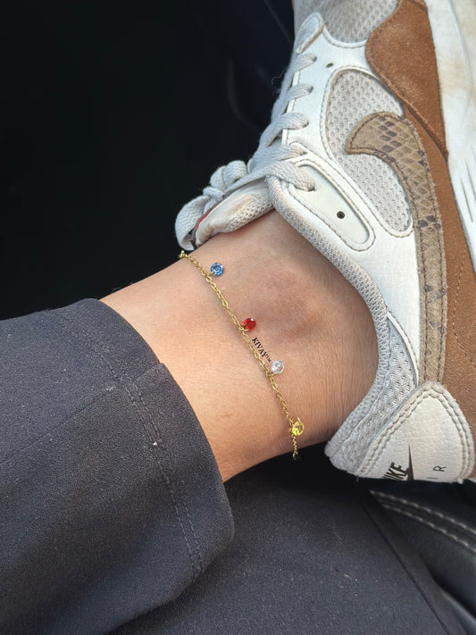 Noori Multi color Anklet