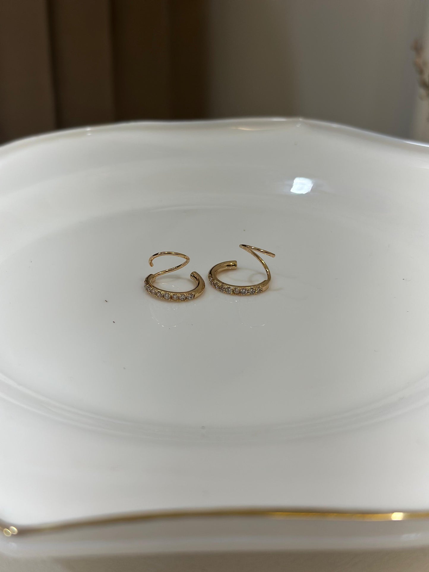 Zara Rosegold Earring